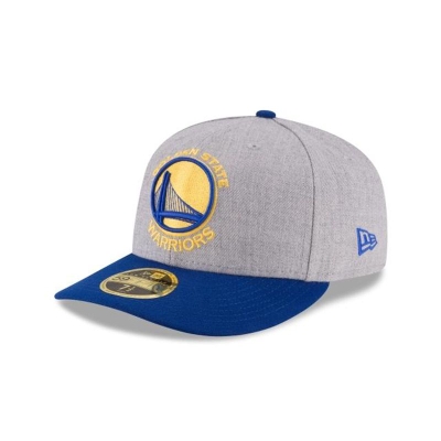 Sapca New Era Golden State Warriors NBA Heather Low Profile 59FIFTY Fitted - Gri